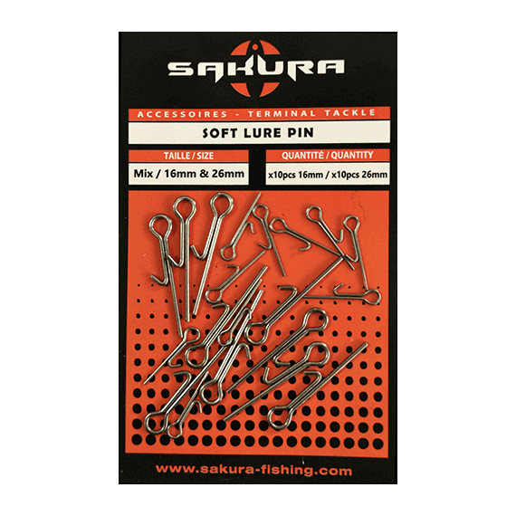 Soft Lure Pin (20buc/plic) Mix - - Roveli