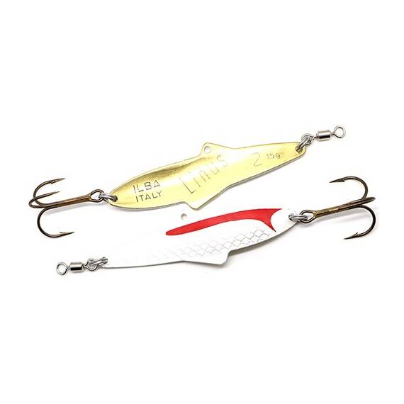 Lingurita Oscilanta Ilba Linus Nr.2 8cm/15gr Pearl/Red - - Roveli