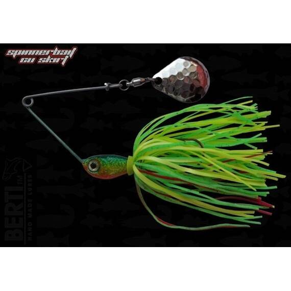 Spinnerbait Berti cu Skirt Siliconic si Paleta Colorado nr.2 7gr - - Roveli