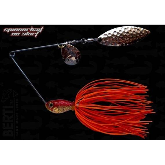 Spinnerbait Berti cu Skirt Siliconic si 2pal (Colorado2 + Salcie2) 14gr - - Roveli