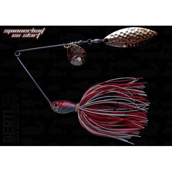 Spinnerbait Berti cu Skirt Siliconic si 2pal (Colorado2 + Salcie2) 14gr - - Roveli