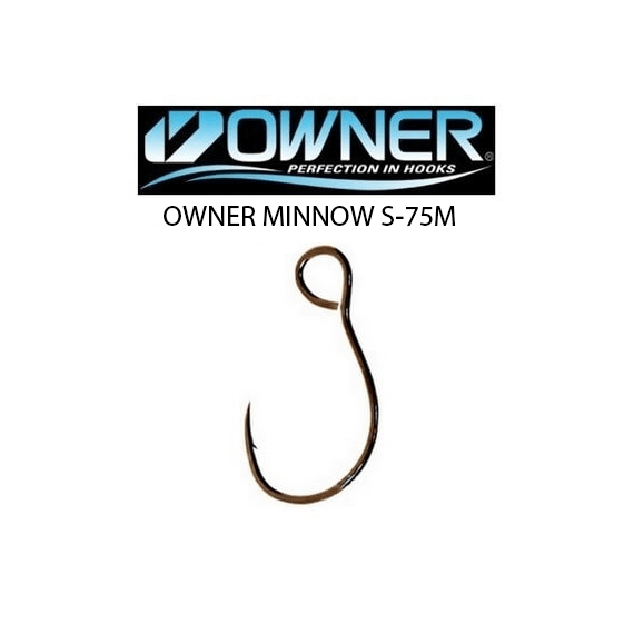Carlige Owner Minnow S-75M nr.6-nr.2/0 - - Roveli