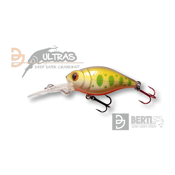Vobler Berti Ultras Deep Crank 40 3.8cm/4gr - - Roveli