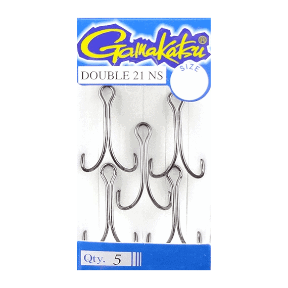 Ancora Gamakatsu Dubla 21NS (5buc/pachet) Nr.2-Nr.8 - - Roveli