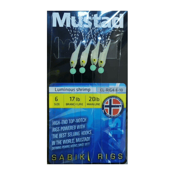 Taparina Mustad Luminous Shrimp (4buc/plic) - - Roveli