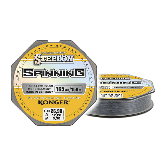 Fir Monofilament Steelon Spinning FC 150m 0.12mm-0.25mm - - Roveli