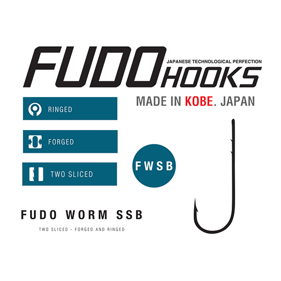 Carlige Fudo Worm 6101 SSB BN Nr.1/0 (bulk) - - Roveli
