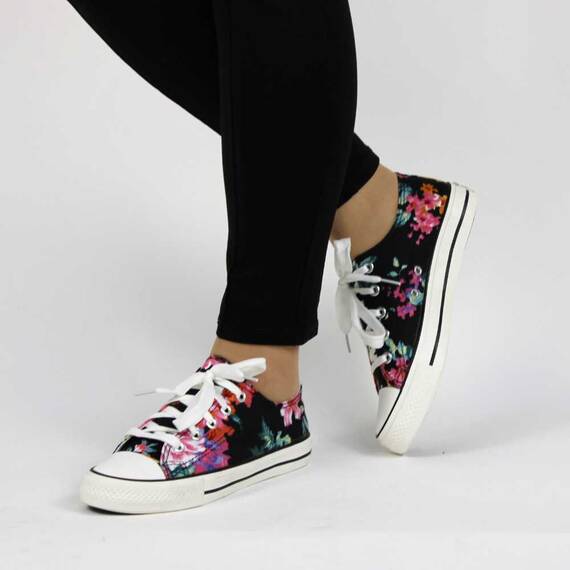 Tenisi dama, colorati 603-5-FLORAL, Marime (12): 38* - 2- Roveli