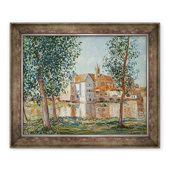 Tablou inramat - Alfred Sisley - Loing de la Moret - - Roveli