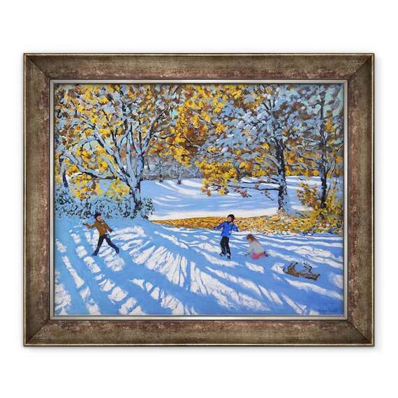 Tablou inramat - Andrew Macara - Zapada devreme, Alnestree Park. 2017 - - Roveli