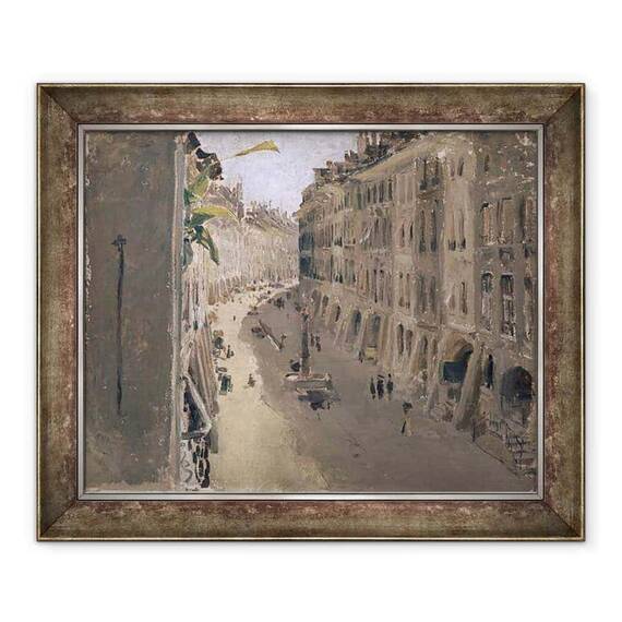 Tablou inramat - Albert Anker - Gerechtigkeitsgasse in Berna - - Roveli