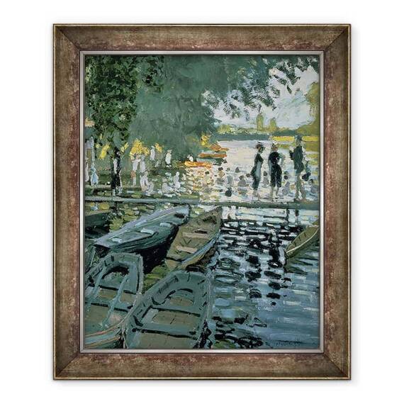 Tablou inramat - Claude Monet - Bathers la La Grenouillere I - - Roveli