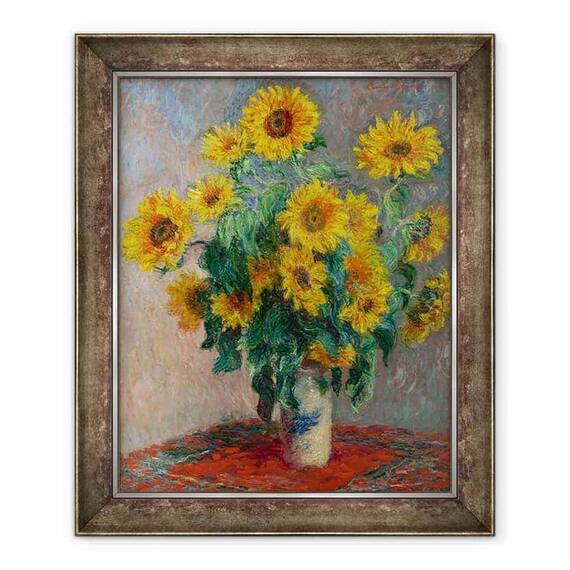 Tablou inramat - Claude Monet - Buchet de Floarea-soarelui - - Roveli