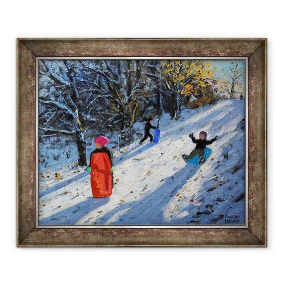 Tablou inramat - Andrew Macara - Sanie rosie - - Roveli