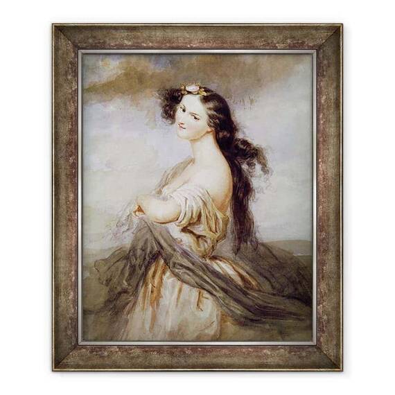 Tablou inramat - Charles Voillemot - Portret De Juliette Drouet 1806-83 - - Roveli