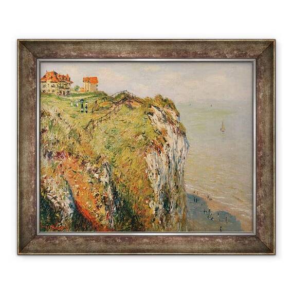 Tablou inramat - Claude Monet - Cliff la Dieppe - - Roveli