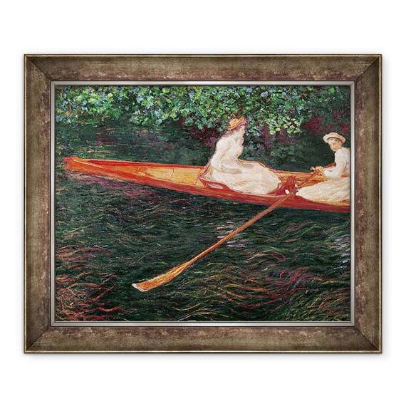 Tablou inramat - Claude Monet - Pistoale pe raul Epte - - Roveli