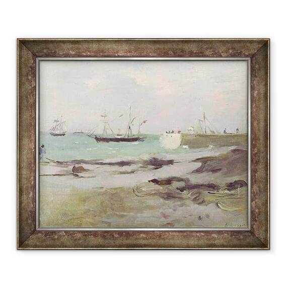 Tablou inramat - Berthe Morisot - Intrarea in portul Boulogne - - Roveli