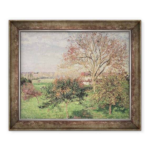 Tablou inramat - Camille Pissarro - Dimineata de toamna la Eragny - - Roveli