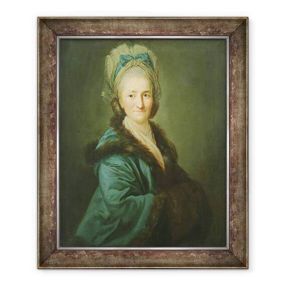 Tablou inramat - Anton Graff - Portret De O Femeie Vechi - - Roveli