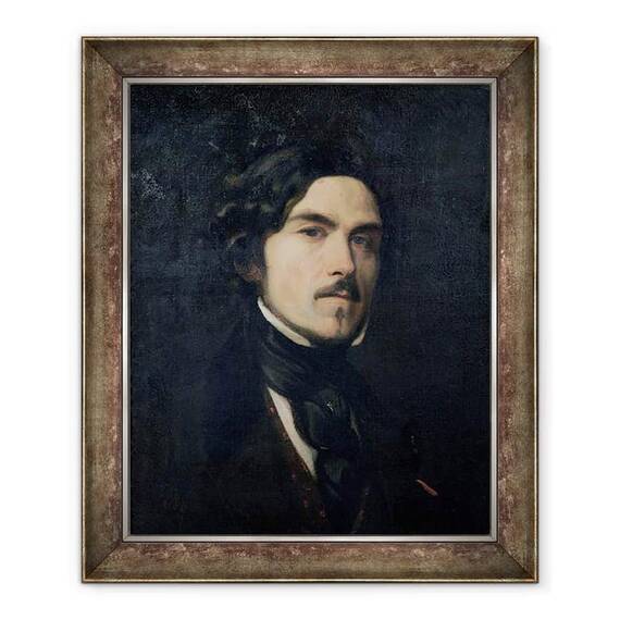 Tablou inramat - Charles Emile Callande de Champmartin - Eugene Delacroix 1798-1863 1840 - - Roveli