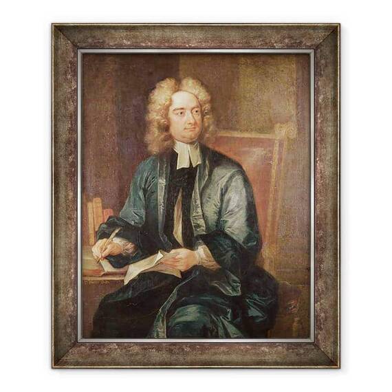 Tablou inramat - Charles Jervas - Portretul lui Jonathan Swift 1667-1745 c.1718 - - Roveli