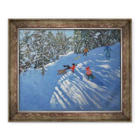 Tablou inramat - Andrew Macara - Caderea de pe sanie - - Roveli
