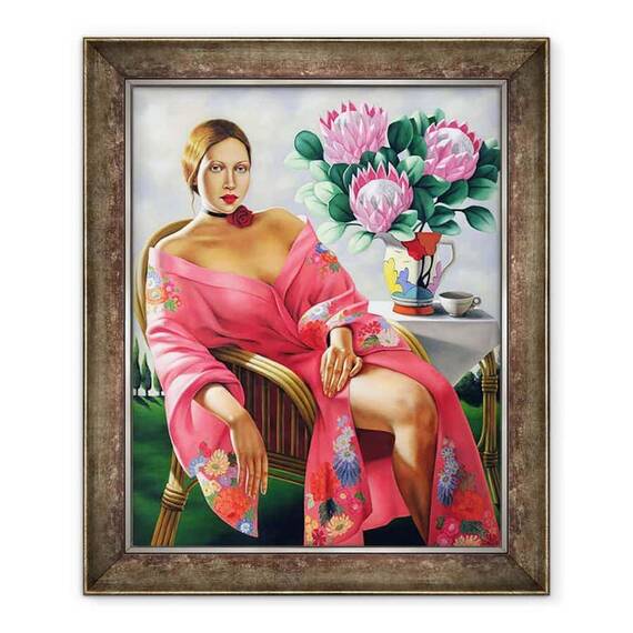 Tablou inramat - Catherine Abel - Ceai - - Roveli