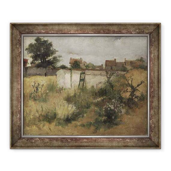 Tablou inramat - Carl Larsson - Studiu peisagistic de la Barbizon - - Roveli