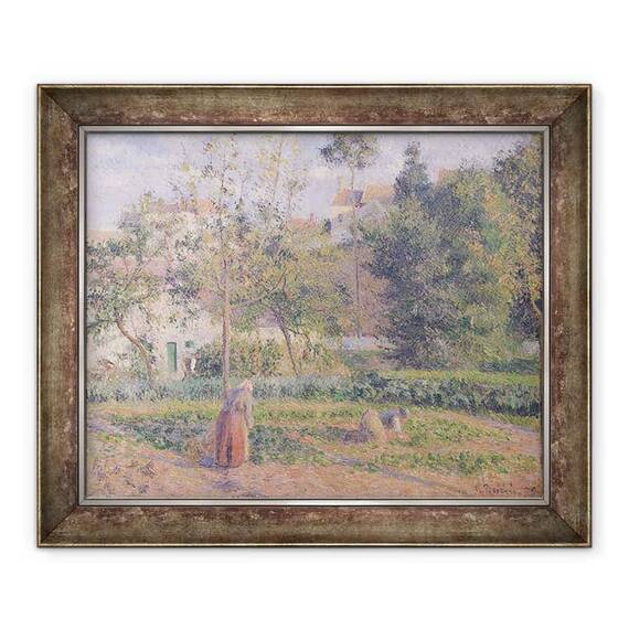 Tablou inramat - Camille Pissarro - Gradina de legume la Hermitage, Pontoise - - Roveli