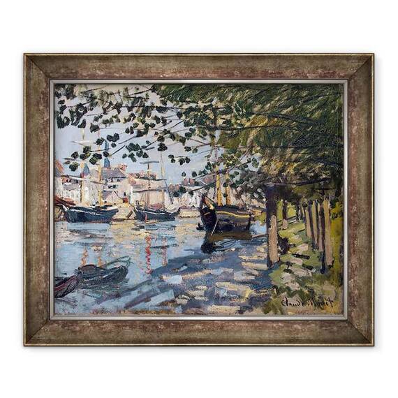 Tablou inramat - Claude Monet - Sena la Rouen - - Roveli