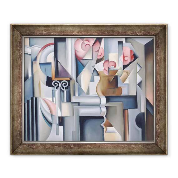 Tablou inramat - Catherine Abel - Natura statica cu trandafiri - - Roveli