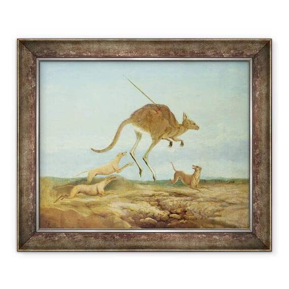 Tablou inramat - Anonymous - Kangaroo Hunting - - Roveli