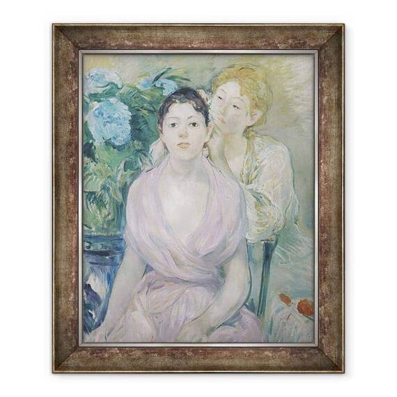 Tablou inramat - Berthe Morisot - Hortensia, sau cele doua surori - - Roveli