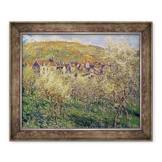 Tablou inramat - Claude Monet - Pruni in floare - - Roveli