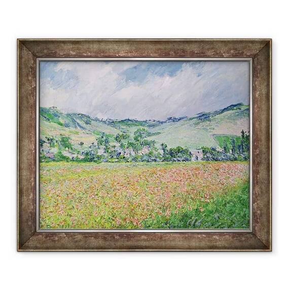 Tablou inramat - Claude Monet - Campul de mac langa Giverny - - Roveli