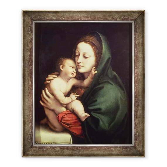 Tablou inramat - Bernardino Luini - Madonna si Copilul - - Roveli