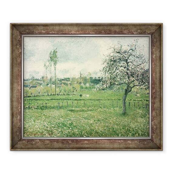 Tablou inramat - Camille Pissarro - Lunca la Eragny - - Roveli