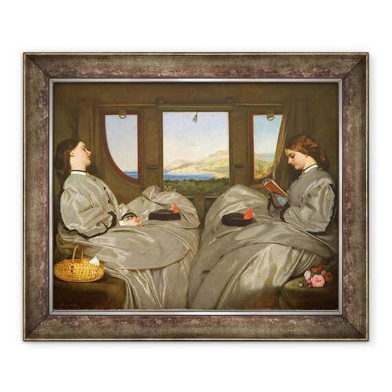 Tablou inramat - Augustus Leopold Egg - insotitorii Calatori - - Roveli