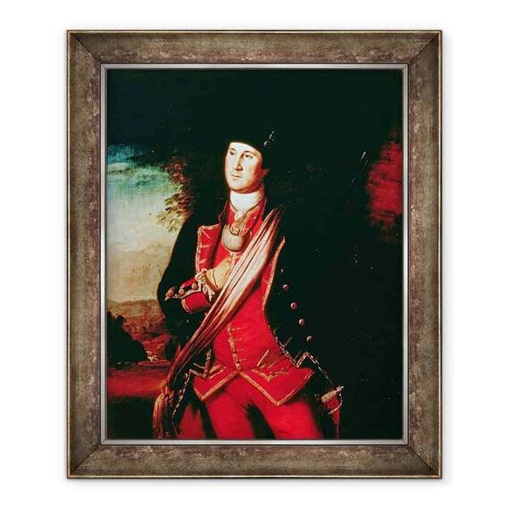 Tablou inramat - Charles Willson Peale - Portretul lui George Washington 1732-99 1772 - - Roveli