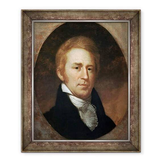 Tablou inramat - Charles Willson Peale - Portret De William Clark - - Roveli