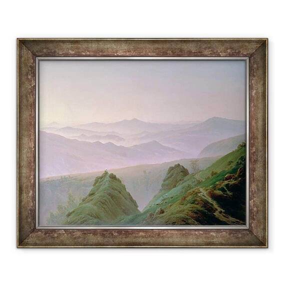 Tablou inramat - Caspar David Friedrich - Dimineata in munti - - Roveli