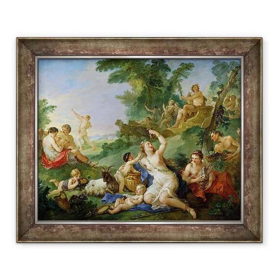 Tablou inramat - Charles Joseph Natoire - Triumful lui Bacchus - - Roveli
