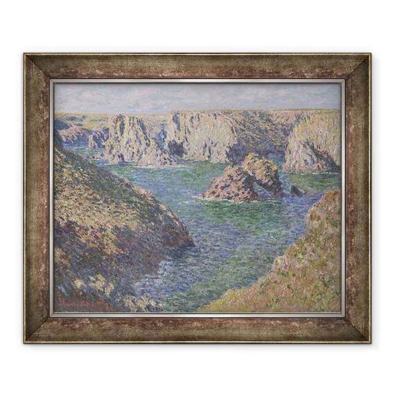 Tablou inramat - Claude Monet - Port-Domois, Belle-Isle - - Roveli