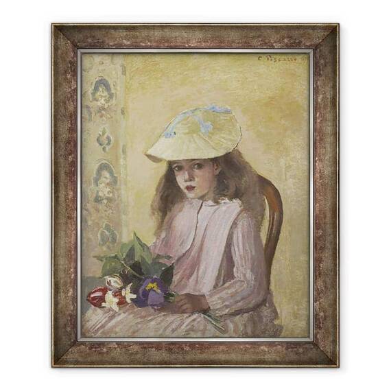 Tablou inramat - Camille Pissarro - Portretul Fiicei Artistului - - Roveli