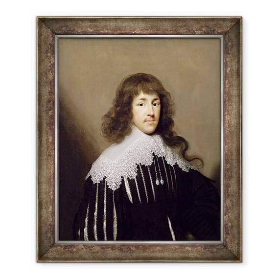 Tablou inramat - Cornelius Janssen van Ceulen - Sir Francis Godolphin - - Roveli