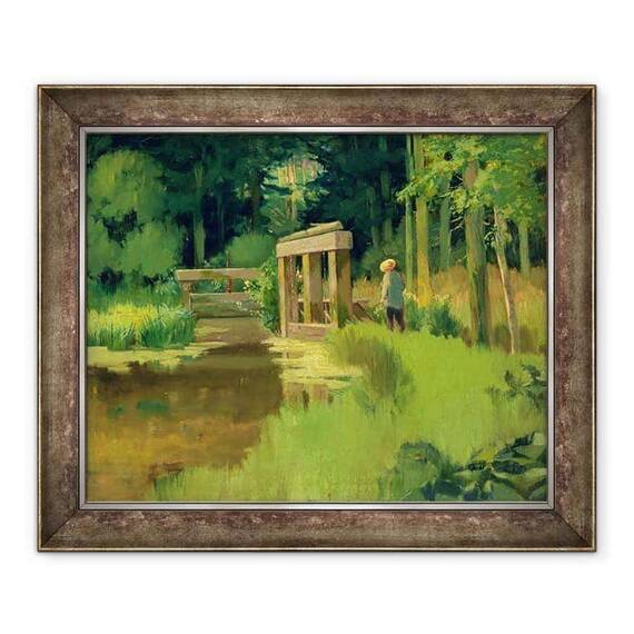 Tablou inramat - Edouard Manet - intr-un parc - - Roveli