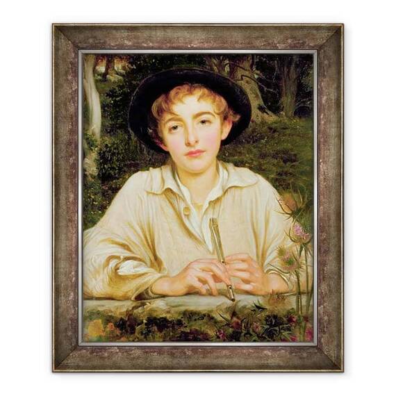 Tablou inramat - Frederic Leighton - Muzica Rustica - - Roveli