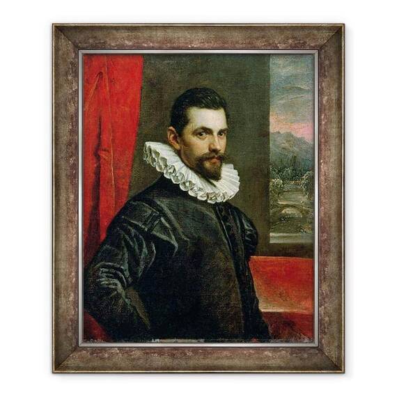 Tablou inramat - Domenico Robusti Tintoretto - Portret De Francesco Bassano 1549-92 - - Roveli