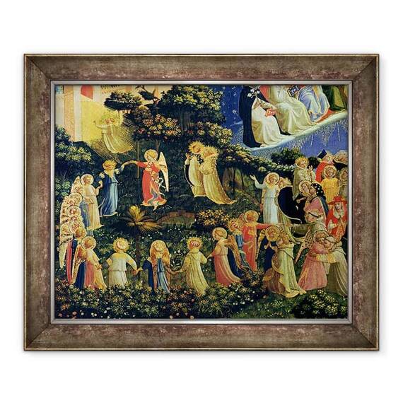 Tablou inramat - Fra Angelico - Judecata de Apoi tempera pe panou - - Roveli